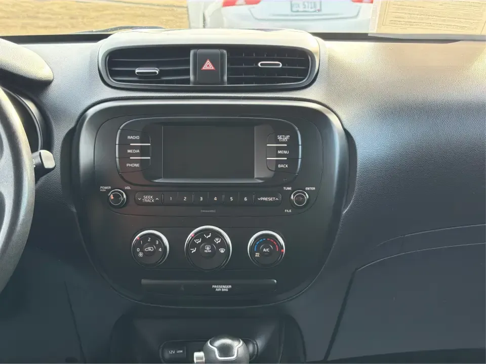 2018 Kia Soul Base (KNDJN2A22J7) with an 1.6L L4 DOHC 16V engine, 6M transmission, located at 880 E. National Road, Vandalia, OH, 45377, (937) 908-9800, 39.891918, -84.183594 - Need a practical daily driver that can handle the school run, the work commute, and spontaneous weekend trips without draining your budget? This 2018 Kia Soul Base in sleek Gray is the kind of easy-to-live-with hatchback that fits real life in Fairborn-roomy for friends or family, simple to park dow - Photo#12