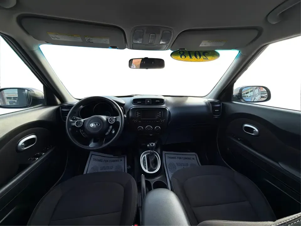 2018 Kia Soul Base 6M (KNDJN2A22J7) with an 1.6L L4 DOHC 16V engine, 6M transmission, located at 1951 S Dayton Lakeview Rd., New Carlisle, OH, 45344, (937) 908-9800, 39.890999, -84.050255 - Need a practical ride that fits real life in New Carlisle-daily commutes down S Dayton-Lakeview Rd, quick school drop-offs, grocery runs, and weekend drives toward Dayton or Springfield? This 2018 Kia Soul Base 6M is the kind of versatile, easy-to-park wagon that works for busy schedules and budget-- Photo#21