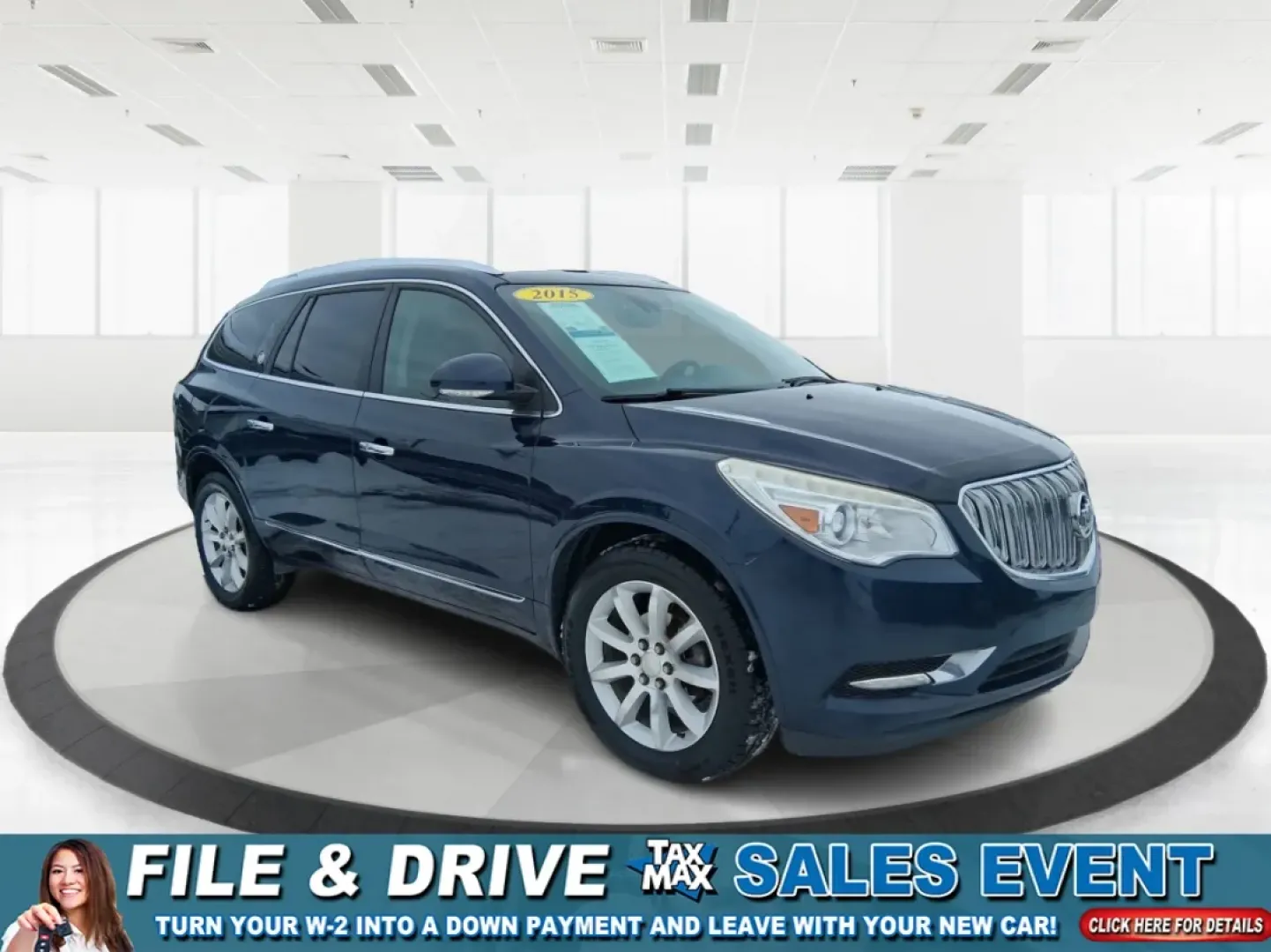 2015 Buick Enclave Premium (5GAKVCKD6FJ) with an 3.6L V-6 gasoline direct injection engine, 6-Speed Automatic Overdrive transmission, located at 4508 South Dixie Dr, Moraine, OH, 45439, (937) 908-9800, 39.689976, -84.218452 - Load up the family, cue the road-trip playlist, and enjoy the kind of comfortable, confident driving that makes everyday errands and weekend getaways feel easy. This 2015 Buick Enclave Premium in Dark Sapphire Blue Metallic is built for real life in Moraine-school drop-offs, long commutes up I75, an - Photo#0