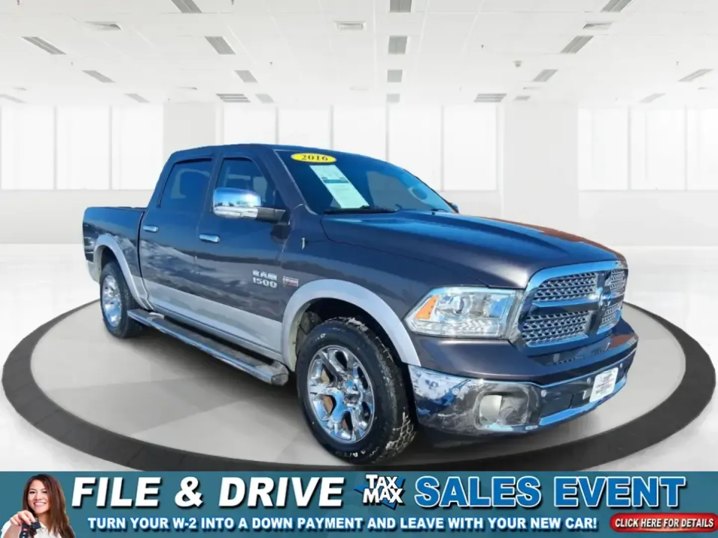 2016 Ram 1500 Laramie (1C6RR7NT1GS) with an 5.7L V8 OHV 16V engine, 6A transmission, located at 1951 S Dayton Lakeview Rd., New Carlisle, OH, 45344, (937) 908-9800, 39.890999, -84.050255 - Built for Ohio backroads, weekend lake runs, and the kind of workday that doesn't stop when the weather turns, this 2016 Ram 1500 Laramie Crew Cab 4WD is the truck that fits real life in Troy. Whether you're towing a trailer out toward the Miami County Fairgrounds, hauling gear for a Saturday at Tre - Photo#0