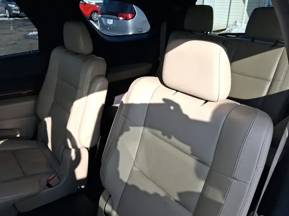 2015 Dodge Durango Limited (1C4RDJDG8FC) with an 3.6L V6 DOHC 24V engine, 8-Speed Automatic transmission, located at 1230 East Main St, Xenia, OH, 45385, (937) 908-9800, 39.688026, -83.910172 - Pack up the kids, load the cooler, and point the nose toward a weekend getaway-this 2015 Dodge Durango Limited is the kind of SUV that makes everyday life in West Central Ohio easier, from school drop-offs to road trips and everything in between. With confident 4WD/AWD capability, three-row flexibil - Photo#10