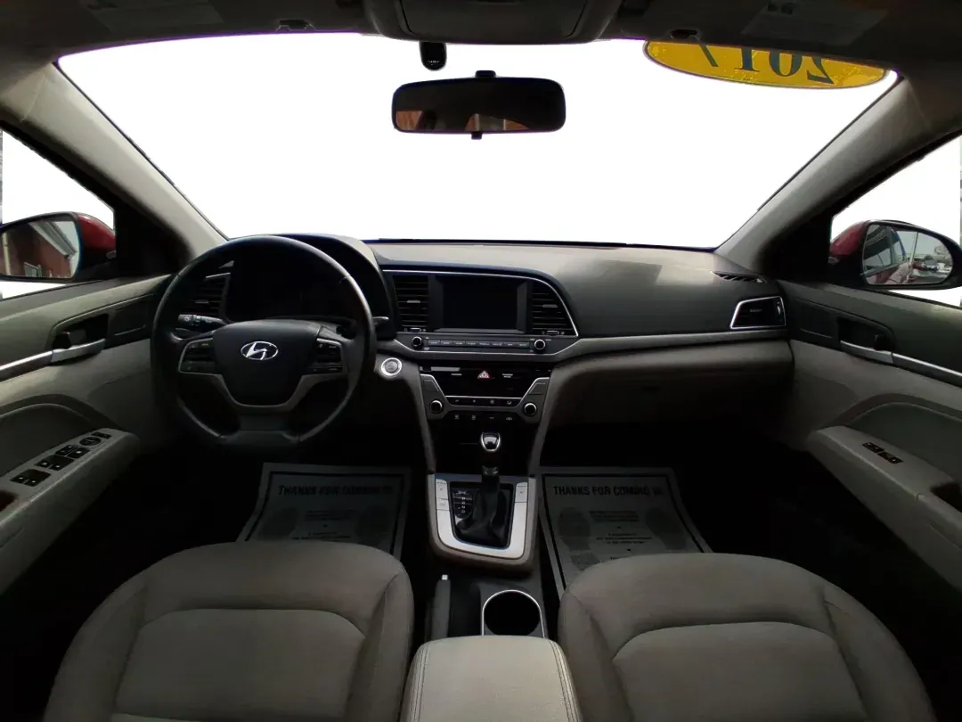 2017 Hyundai Elantra SE (KMHD84LF5HU) with an Nu 2L I-4 DOHC engine, 6A transmission, located at 1099 N County Rd 25A , Troy, OH, 45373, (937) 908-9800, 40.057079, -84.212883 - Planning a reliable daily commute from Troy to Dayton, a fuel-friendly run to the Miami Valley Centre Mall, or an easy weekend escape up I75? This 2017 Hyundai Elantra SE in eye-catching Scarlet Red Pearl is the kind of practical sedan that fits real life-comfortable for long drives, small enough fo - Photo#18