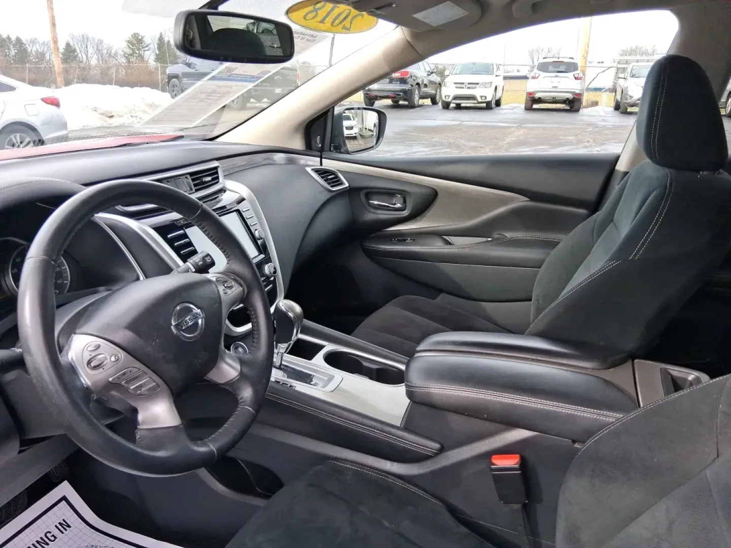 2018 Nissan Murano SV (5N1AZ2MH5JN) with an 3.5L V-6 DOHC engine, CVT transmission, located at 1184 Kauffman Ave, Fairborn, OH, 45324, (937) 908-9800, 39.807072, -84.030914 - Road trips to Yellow Springs, daily commutes down I675, or weekend errands between Wright-Patt and Fairfield Commons-this 2018 Nissan Murano SV is the kind of comfortable, confidence-inspiring SUV that fits real life in Fairborn. With its bold Cayenne Red Metallic finish, roomy cabin, and smart tech - Photo#9