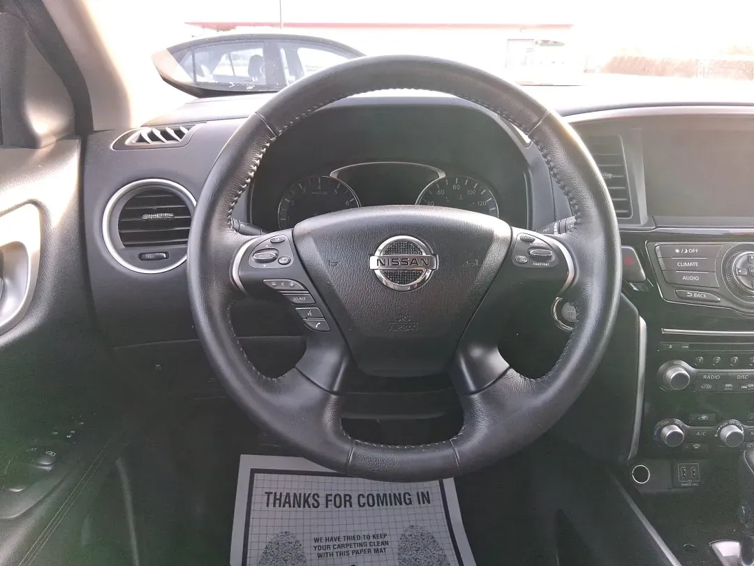 2018 Nissan Pathfinder SV (5N1DR2MM7JC) with an 3.5L V-6 gasoline direct injection engine, CVT transmission, located at 1099 N County Rd 25A , Troy, OH, 45373, (937) 908-9800, 40.057079, -84.212883 - Pack up the kids, the cooler, and the weekend plans-this 2018 Nissan Pathfinder SV is built for real life in Troy, Ohio, whether you're shuttling to practice, commuting down I75, or heading out for a road trip to the Dayton area. With three-row versatility, confident capability, and family-friendly - Photo#16