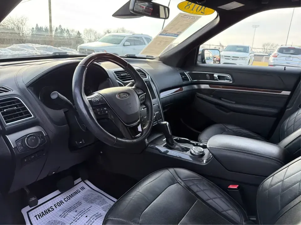 2018 Ford Explorer Platinum (1FM5K8HT1JG) with an EcoBoost 3.5L V-6 gasoline direct injection engine, 6A transmission, located at 401 Woodman Dr, Riverside, OH, 45431, (937) 908-9800, 39.760899, -84.123421 - Load up the family, cue the road-trip playlist, and point your weekend plans toward Indian Lake or a quick getaway down I75-this 2018 Ford Explorer Platinum is built for real-life Ohio driving. With confident 4WD/AWD traction, three-row versatility, and premium comfort, it's an ideal SUV for growing - Photo#9