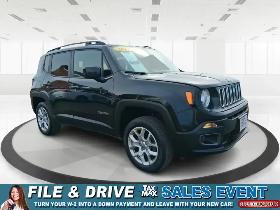 2017 Jeep Renegade Latitude 4x4 (ZACCJBBB3HP) with an 2.4L L4 DOHC 16V engine, 6M transmission, located at 1099 N County Rd 25A , Troy, OH, 45373, (937) 908-9800, 40.057079, -84.212883 - Weekend adventures don't have to wait for perfect credit. If you want a compact SUV that's easy to park for daily errands, confident in Ohio weather, and ready for a quick getaway to Indian Lake or a scenic drive through Miami County backroads, this **2017 Jeep Renegade Latitude 4x4** is built for r - Photo#0