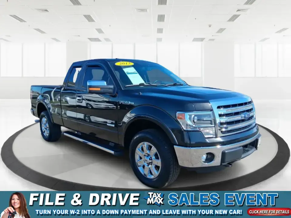 2013 Ford F-150 LARIAT (1FTFX1ETXDF) with an 3.5L V6 TURBO engine, 6-Speed Automatic transmission, located at 1099 N County Rd 25A , Troy, OH, 45373, (937) 908-9800, 40.057079, -84.212883 - Need one truck that can handle the weekday grind, the Saturday hardware-store run, and a spur-of-the-moment road trip up I-75? This 2013 Ford F-150 LARIAT 4WD is built for real life in Troy, Ohio-strong enough for towing and hauling, comfortable enough for long commutes, and refined enough to pull u - Photo#0