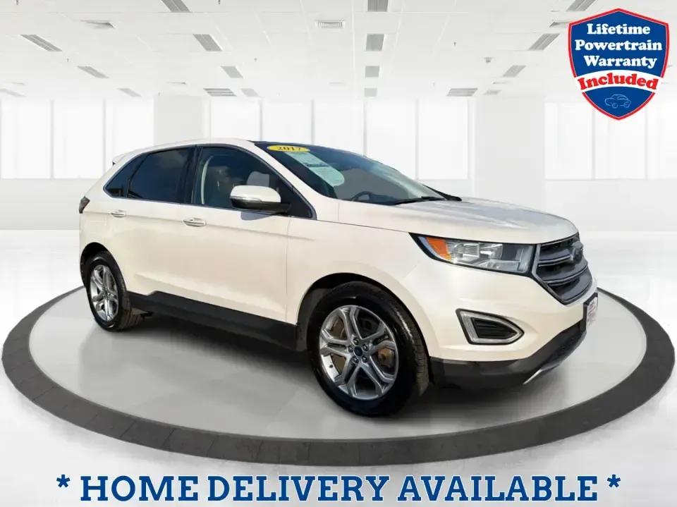 2017 Ford Edge Titanium AWD (2FMPK4K87HB) with an 3.5L V6 DOHC 24V engine, 6A transmission, located at 8750 N County Rd 25A, Piqua, OH, 45356, (937) 908-9800, 40.164391, -84.232513 - Pack up the crew, cue the playlist, and point the nose toward I75-this 2017 Ford Edge Titanium AWD is built for real life in west-central Ohio, whether you're juggling school drop-offs, commuting to Dayton, or planning a weekend escape to the Miami Valley. With confident all-wheel drive, a comfortab- Photo#0