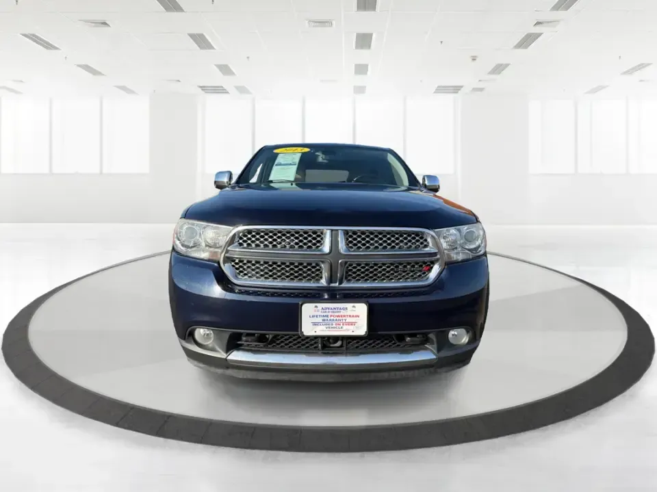 2013 Dodge Durango Citadel (1C4SDJET6DC) with an 5.7L V8 OHV 16V engine, 5-Speed Automatic transmission, located at 1951 S Dayton Lakeview Rd., New Carlisle, OH, 45344, (937) 908-9800, 39.890999, -84.050255 - Need one SUV that can handle school drop-offs, I-75 commutes, and a loaded-up weekend trip to Indian Lake or a tailgate in Dayton-without giving up comfort or capability? This 2013 Dodge Durango Citadel in True Blue Pearlcoat is built for real-life Ohio driving, with confident 4WD/AWD traction, V8 p - Photo#7