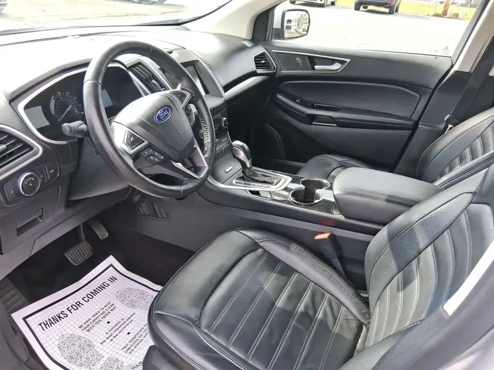 2016 Ford Edge SEL (2FMPK4J88GB) with an 3.5L V6 DOHC 24V engine, 6A transmission, located at 1099 N County Rd 25A , Troy, OH, 45373, (937) 908-9800, 40.057079, -84.212883 - Need one SUV that can handle school drop-offs, long commutes to Dayton, and spontaneous weekend getaways without feeling like a chore? This **2016 Ford Edge SEL** is built for real-life driving in and around **Xenia, Ohio**-with the comfort your family wants, the confidence you need in changing weat - Photo#9