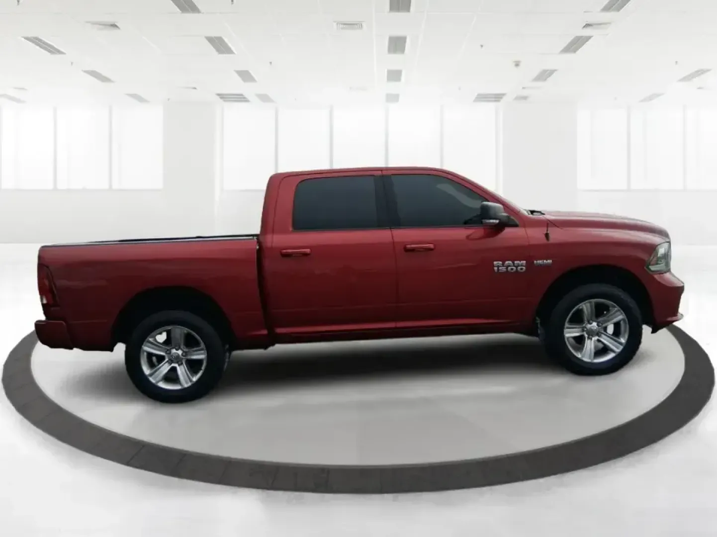 2014 Ram 1500 Sport (1C6RR7MT6ES) with an HEMI 5.7L V-8 variable valve control engine, 6-Speed Automatic transmission, located at 401 Woodman Dr, Riverside, OH, 45431, (937) 908-9800, 39.760899, -84.123421 - Need a truck that can handle weekday work, weekend getaways, and everything Ohio weather throws at you? This Flame Red Clearcoat 2014 Ram 1500 Sport Crew Cab 4WD is built for real life-hauling project supplies to a home in Riverside, towing toys for a day near Eastwood MetroPark, or loading up the f - Photo#1