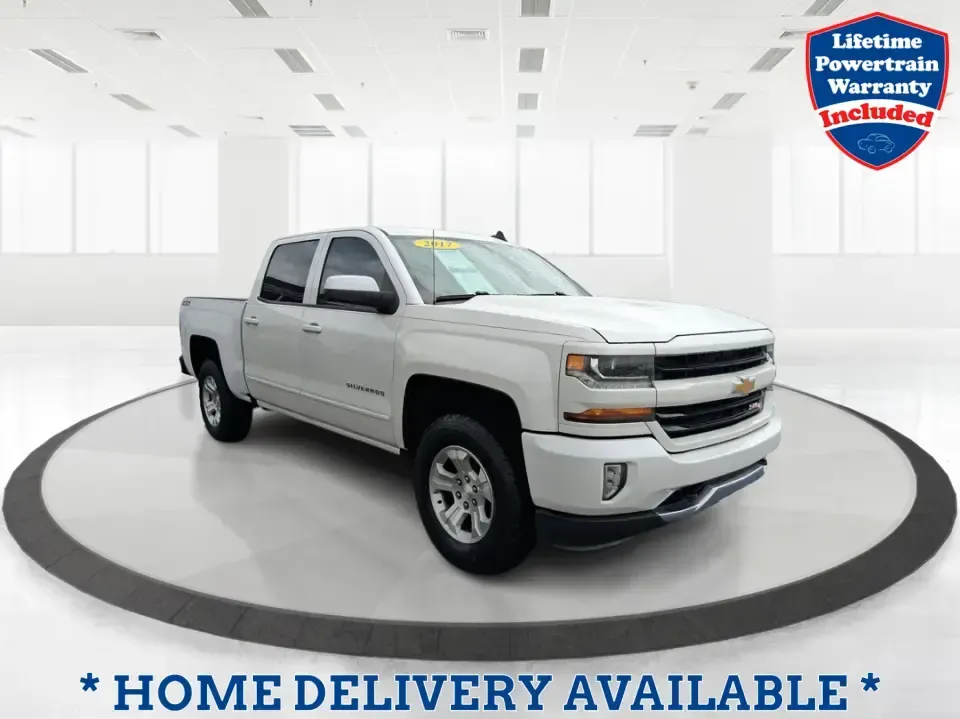 2017 Chevrolet Silverado 1500 2LT (3GCUKREH9HG) with an 4.3L V6 OHV 12V engine, 6A transmission, located at 8750 N County Rd 25A, Piqua, OH, 45356, (937) 908-9800, 40.164391, -84.232513 - Need a truck that can handle weekday work runs, weekend projects, and spontaneous road trips out toward Caesar Creek or up I75 without feeling like a compromise? This 2017 Chevrolet Silverado 1500 2LT Crew Cab 4WD is built for real life in the Miami Valley-roomy enough for friends or family, strong - Photo#0