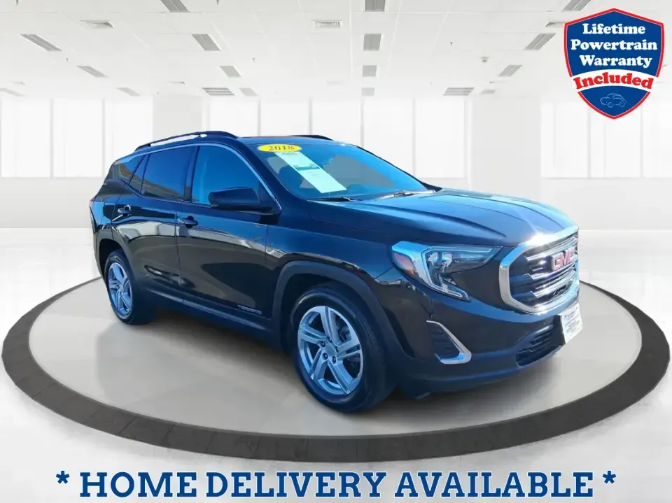 2018 GMC Terrain SLE (3GKALMEV3JL) with an 1.4L L4 DOHC 16V TURBO engine, 6A transmission, located at 1230 East Main St, Xenia, OH, 45385, (937) 908-9800, 39.688026, -83.910172 - Need a smart, comfortable SUV for the daily commute from Xenia to Beavercreek or Dayton, school drop-offs near Shawnee Park, and weekend runs out toward Caesar Creek State Park? This 2018 GMC Terrain SLE is built for real life-easy to park, roomy enough for five, and efficient for everyday driving-w - Photo#0