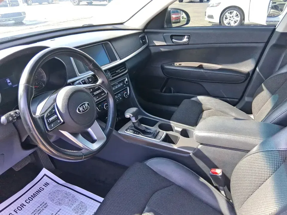 2019 Kia Optima S (5XXGT4L35KG) with an Theta II 2.4L I-4 gasoline direct injection engine, 6A transmission, located at 1099 N County Rd 25A , Troy, OH, 45373, (937) 908-9800, 40.057079, -84.212883 - Picture your next week going smoother: a comfortable, efficient sedan that makes the daily commute up I75, quick school drop-offs, and weekend runs to Dayton feel easy-without stretching your budget. This 2019 Kia Optima S is built for real life in Troy, Ohio, offering the space and technology busy - Photo#9