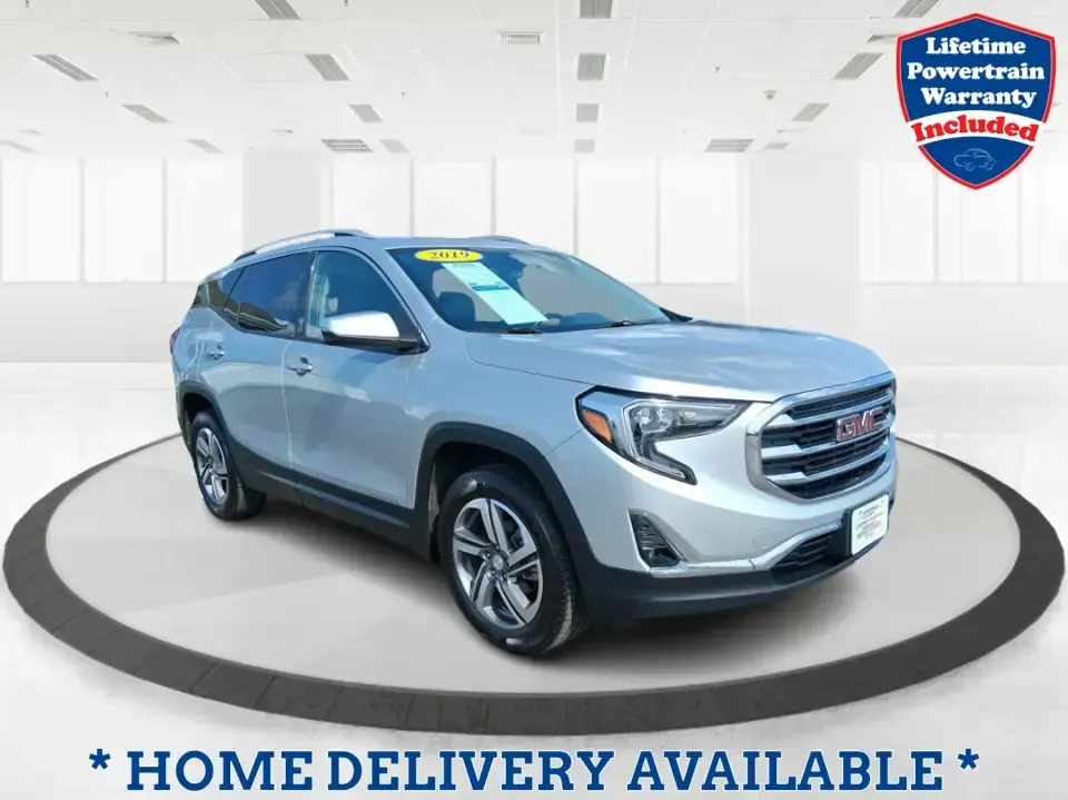 2019 GMC Terrain SLT (3GKALVEV0KL) with an 1.4L L4 DOHC 16V TURBO engine, 6A transmission, located at 1099 N County Rd 25A , Troy, OH, 45373, (937) 908-9800, 40.057079, -84.212883 - Picture your next week: smooth morning commutes down US-35, a quick run to The Greene for errands, then a Saturday escape to John Bryan State Park with the family and gear in tow. This 2019 GMC Terrain SLT is built for that real-life rhythm-comfortable, confident in changing Ohio weather, and sized - Photo#0