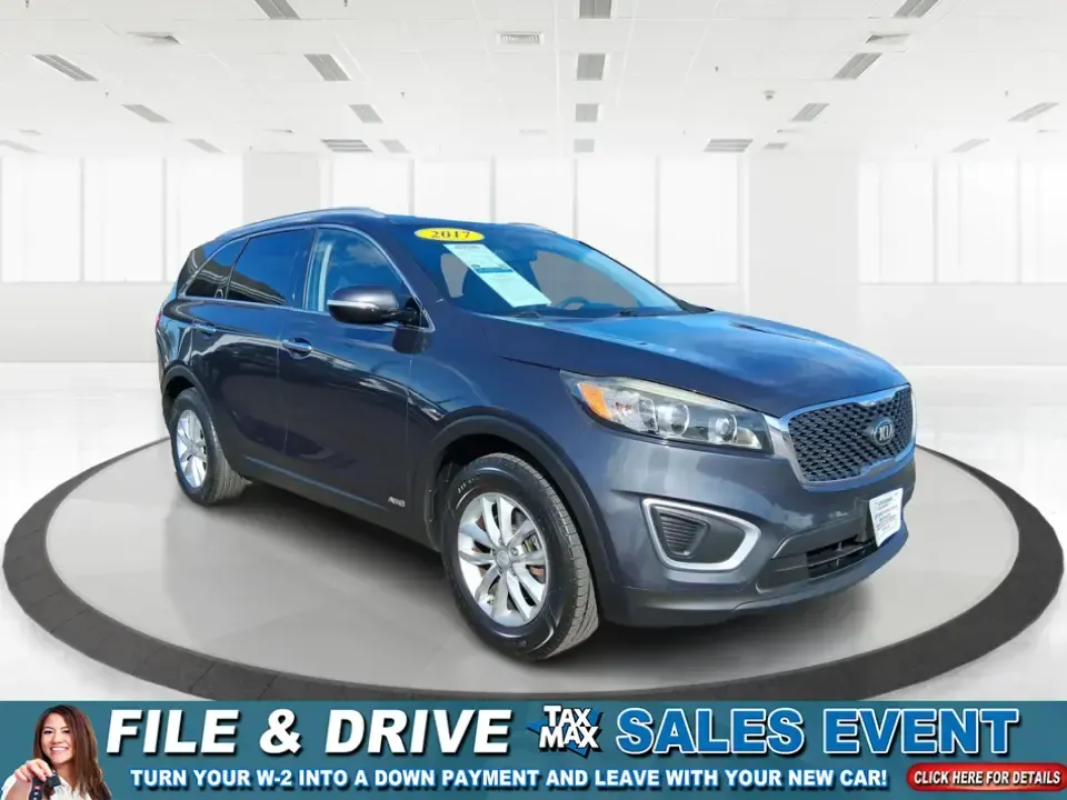 2017 Kia Sorento 2.4L LX (5XYPGDA36HG) with an 2.4L I-4 gasoline direct injection engine, 6A transmission, located at 1099 N County Rd 25A , Troy, OH, 45373, (937) 908-9800, 40.057079, -84.212883 - Picture your next weekend: groceries loaded, kids (or friends) comfortable in the back, and you're heading out of Troy for a quick getaway-maybe a stroll through downtown near the Miami River, a stop by Hobart Arena for an event, or an easy cruise up I75 toward Dayton. This 2017 Kia Sorento 2.4L LX - Photo#0