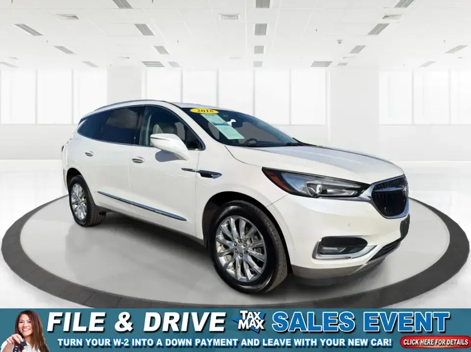2018 Buick Enclave Premium (5GAEVBKW6JJ) with an 3.6L V-6 gasoline direct injection engine, 9A transmission, located at 1099 N County Rd 25A , Troy, OH, 45373, (937) 908-9800, 40.057079, -84.212883 - Pack the kids, queue up a playlist, and point the nose toward your next weekend getaway-this 2018 Buick Enclave Premium is built for real life in Troy, Ohio, whether you're doing school drop-offs, a long commute down I-75, or a comfortable road trip to Dayton, Columbus, or the Miami Valley. With thr - Photo#0