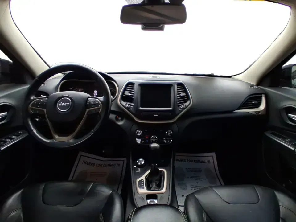 2015 Jeep Cherokee Limited (1C4PJMDBXFW) with an 2.4L L4 DOHC 16V engine, 9-Speed Automatic transmission, located at 1230 East Main St, Xenia, OH, 45385, (937) 908-9800, 39.688026, -83.910172 - Need one vehicle that can handle the weekday grind and still feel ready for a last-minute getaway? This 2015 Jeep Cherokee Limited 4WD in Brilliant Black Crystal Pearlcoat is built for Riverside life-comfortable for daily commutes, confident in Ohio weather, and versatile enough for road trips, socc - Photo#21