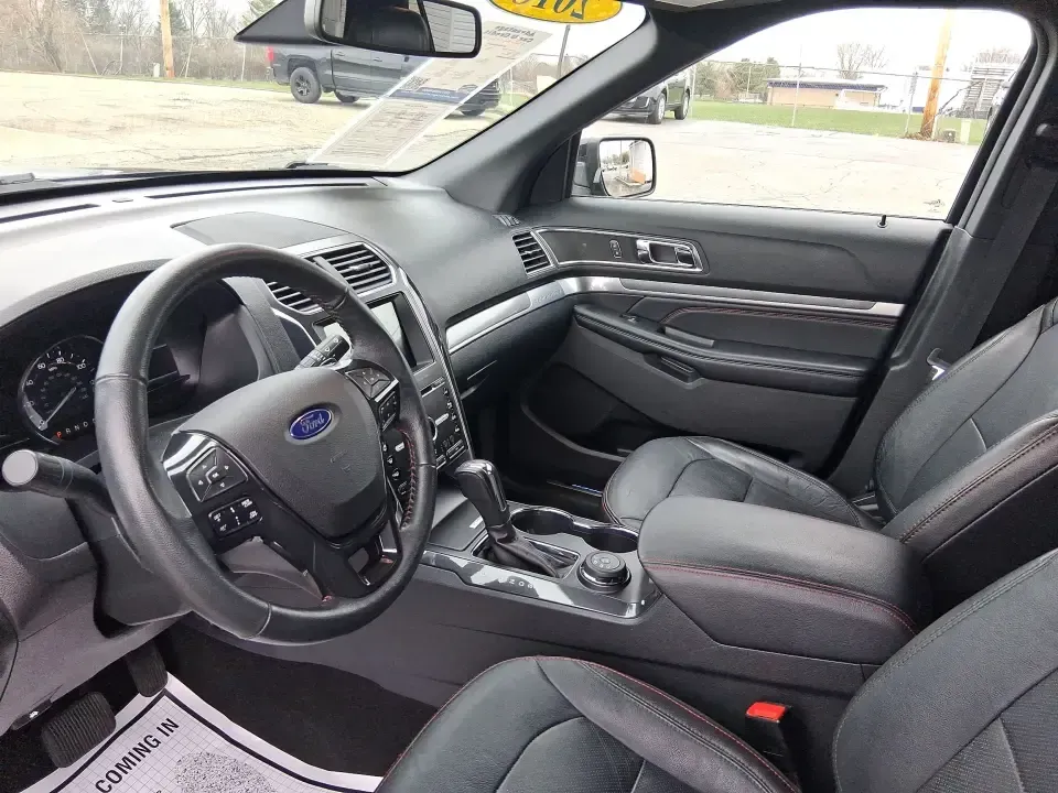 2018 Ford Explorer Sport (1FM5K8GT1JG) with an EcoBoost 3.5L V-6 gasoline direct injection engine, 6A transmission, located at 401 Woodman Dr, Riverside, OH, 45431, (937) 908-9800, 39.760899, -84.123421 - Life moves fast in the Miami Valley-school drop-offs, long commutes, weekend tournaments, and spontaneous road trips down I675 or over to Downtown Dayton-and you need an SUV that can keep up comfortably in every season. This 2018 Ford Explorer Sport in Shadow Black is built for families, commuters, - Photo#9
