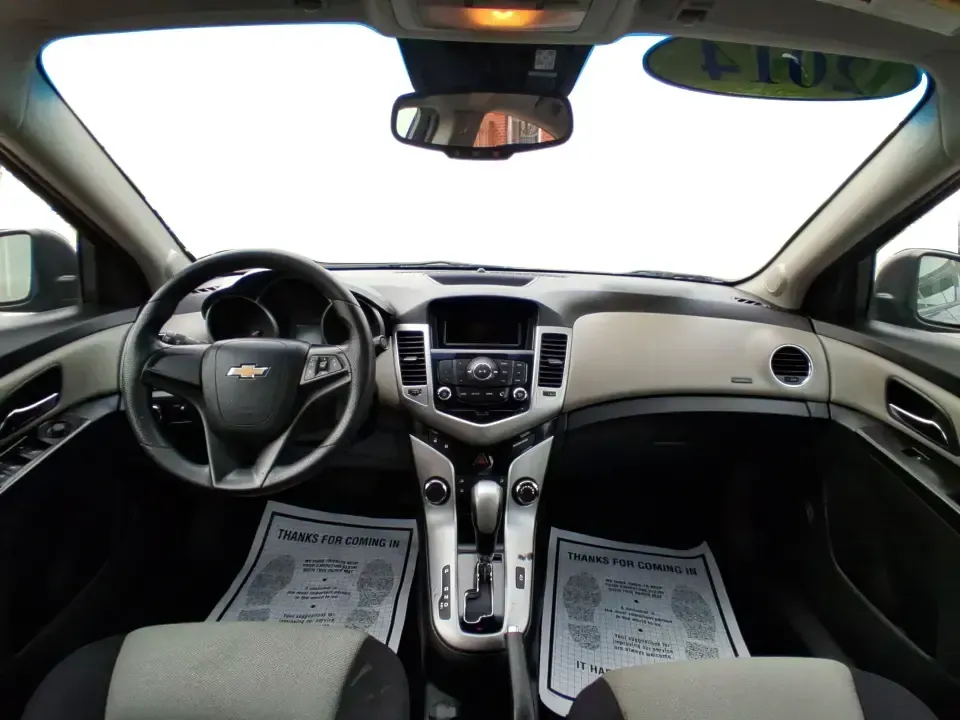 2014 Chevrolet Cruze LS Auto (1G1PA5SG7E7) with an ECOTEC 1.8L I-4 DOHC engine, 6-Speed Automatic transmission, located at 401 Woodman Dr, Riverside, OH, 45431, (937) 908-9800, 39.760899, -84.123421 - Picture a dependable daily commuter that still feels comfortable for weekend errands, school drop-offs, and the occasional road trip down I-675 or US-35-this 2014 Chevrolet Cruze LS Auto is the kind of practical sedan that fits real life in the Dayton area. Finished in Atlantis Blue Metallic, it's e - Photo#20