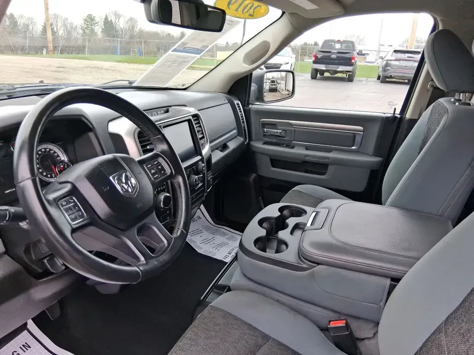 2019 Ram 1500 SLT Crew Cab SWB 4WD (1C6RR7LT2KS) with an 5.7L V8 OHV 16V engine, 8A transmission, located at 1230 East Main St, Xenia, OH, 45385, (937) 908-9800, 39.688026, -83.910172 - Built for Ohio weekends and hard-working weekdays, this 2019 Ram 1500 SLT Crew Cab SWB 4WD is the kind of truck that fits real life-towing a trailer to Caesar Creek, hauling home improvement supplies after a run down US-35, or loading up the family for a day at the Greene County Fairgrounds. Finishe - Photo#9