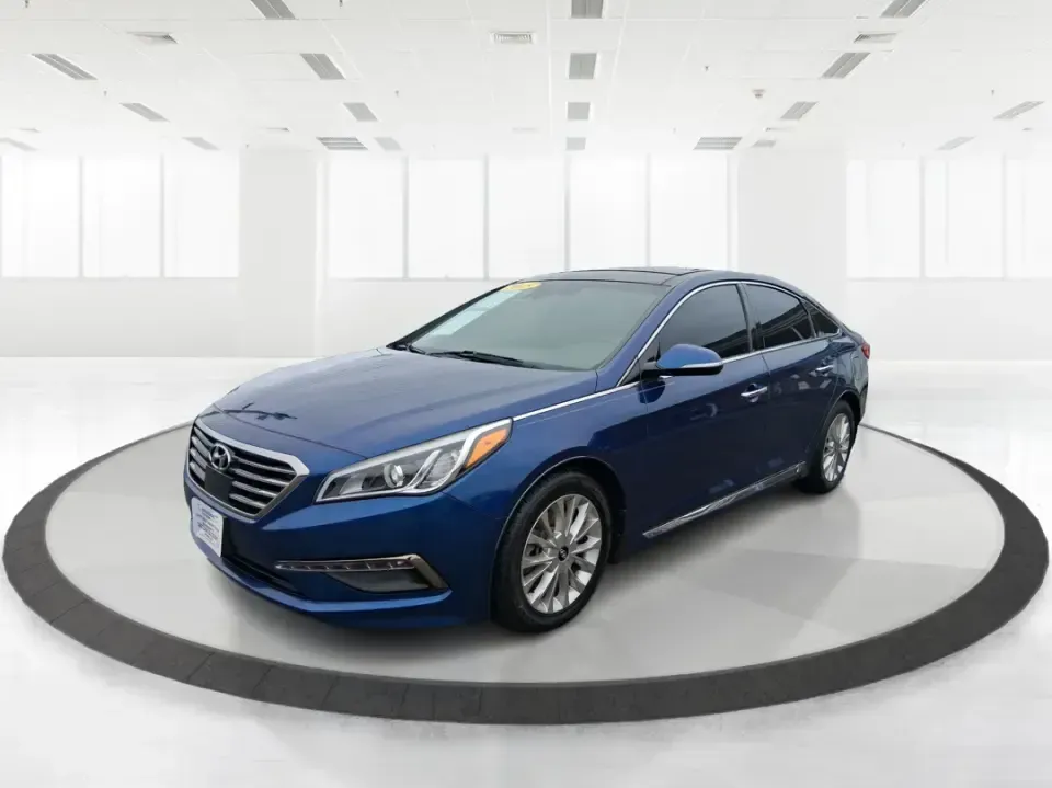 2015 Hyundai Sonata Limited (5NPE34AF5FH) with an 2.4L I-4 gasoline direct injection engine, 6-Speed Automatic transmission, located at 1951 S Dayton Lakeview Rd., New Carlisle, OH, 45344, (937) 908-9800, 39.890999, -84.050255 - Picture your next week going smoother: an easy highway commute up I75, a comfortable school drop-off run through Piqua, and a weekend drive to the Miami County Fairgrounds-all in a sedan that feels upscale without the upscale price. This **2015 Hyundai Sonata Limited** in **Lakeside Blue** is built - Photo#8