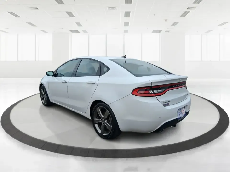 2014 Dodge Dart GT (1C3CDFEB0ED) with an MultiAir 2.4L I-4 variable valve control engine, located at 1099 N County Rd 25A , Troy, OH, 45373, (937) 908-9800, 40.057079, -84.212883 - Need a smart, sporty commuter that feels upscale for daily runs between Moraine and downtown Dayton, yet still has the comfort for weekend getaways to Carillon Historical Park or a Reds day trip? This 2014 Dodge Dart GT in Bright White Clearcoat is the kind of sedan that fits real life-easy to park, - Photo#4
