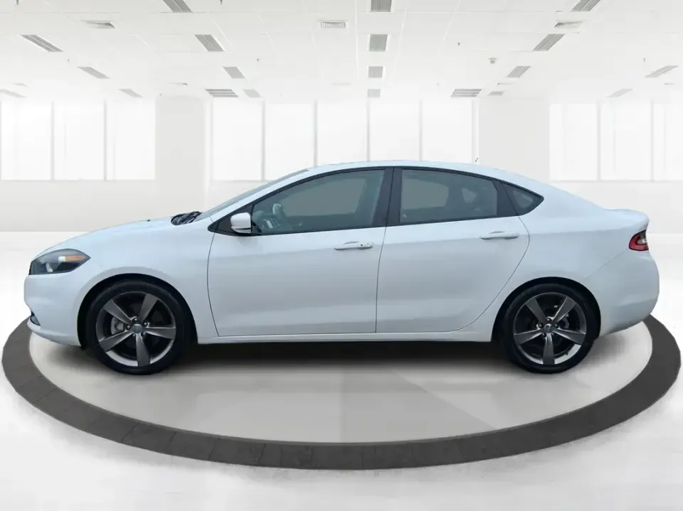 2014 Dodge Dart GT (1C3CDFEB0ED) with an MultiAir 2.4L I-4 variable valve control engine, located at 1099 N County Rd 25A , Troy, OH, 45373, (937) 908-9800, 40.057079, -84.212883 - Need a smart, sporty commuter that feels upscale for daily runs between Moraine and downtown Dayton, yet still has the comfort for weekend getaways to Carillon Historical Park or a Reds day trip? This 2014 Dodge Dart GT in Bright White Clearcoat is the kind of sedan that fits real life-easy to park, - Photo#5