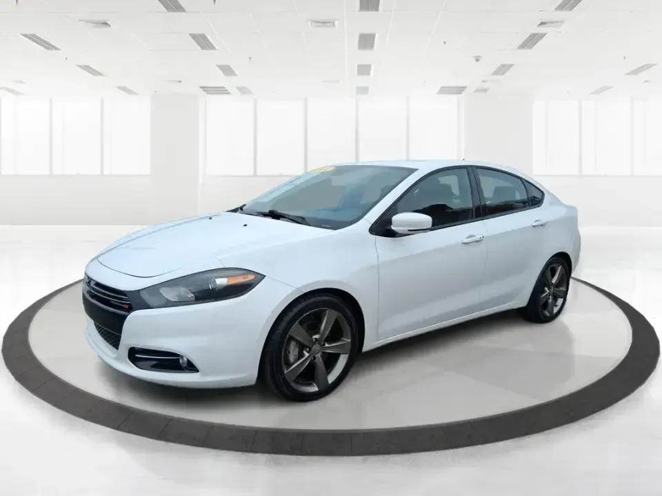 2014 Dodge Dart GT (1C3CDFEB0ED) with an MultiAir 2.4L I-4 variable valve control engine, located at 1099 N County Rd 25A , Troy, OH, 45373, (937) 908-9800, 40.057079, -84.212883 - Need a smart, sporty commuter that feels upscale for daily runs between Moraine and downtown Dayton, yet still has the comfort for weekend getaways to Carillon Historical Park or a Reds day trip? This 2014 Dodge Dart GT in Bright White Clearcoat is the kind of sedan that fits real life-easy to park, - Photo#8