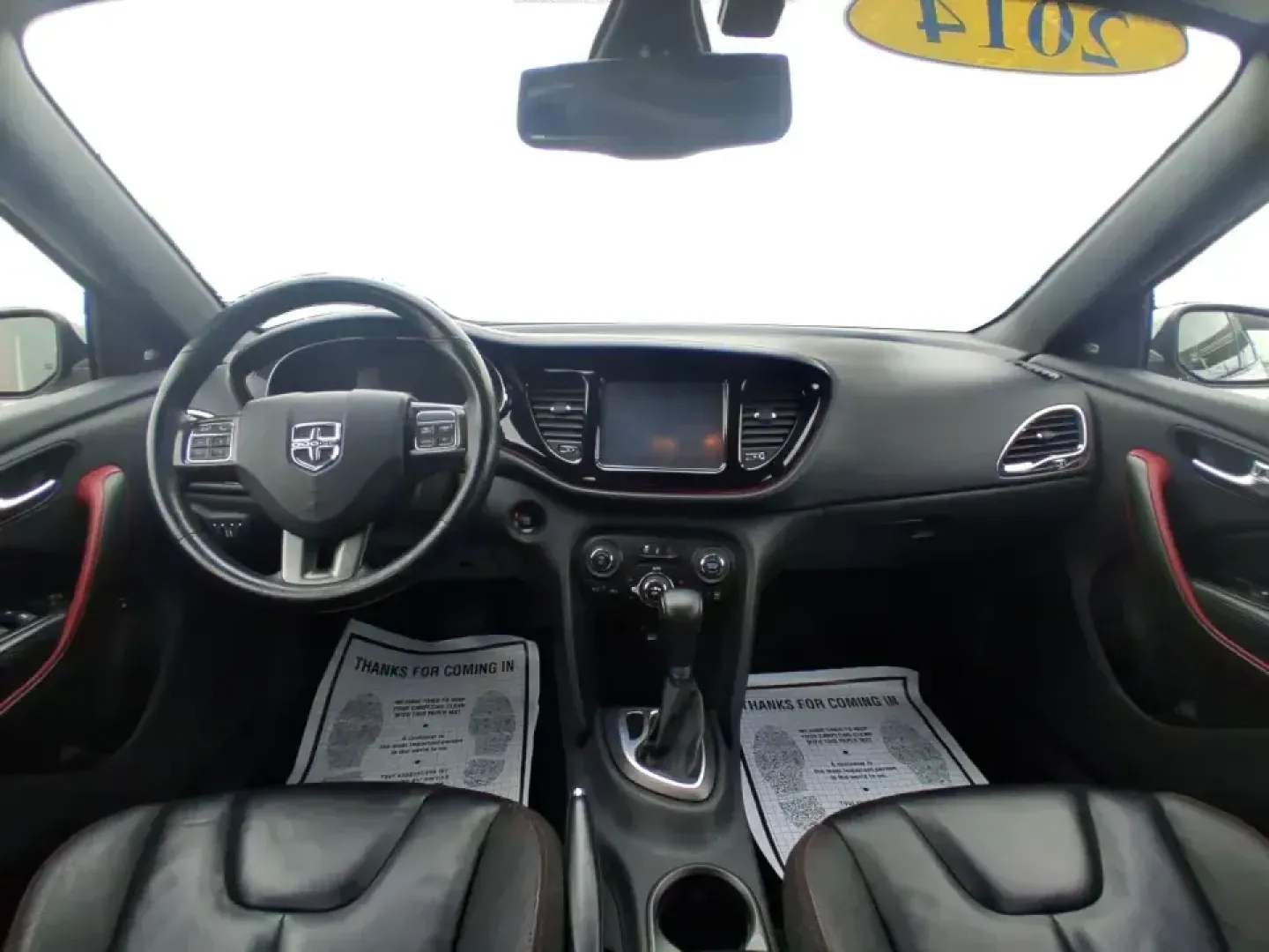 2014 Dodge Dart GT (1C3CDFEB0ED) with an MultiAir 2.4L I-4 variable valve control engine, located at 8750 N County Rd 25A, Piqua, OH, 45356, (937) 908-9800, 40.164391, -84.232513 - Need a smart, sporty commuter that feels upscale for daily runs between Moraine and downtown Dayton, yet still has the comfort for weekend getaways to Carillon Historical Park or a Reds day trip? This 2014 Dodge Dart GT in Bright White Clearcoat is the kind of sedan that fits real life-easy to park,- Photo#21