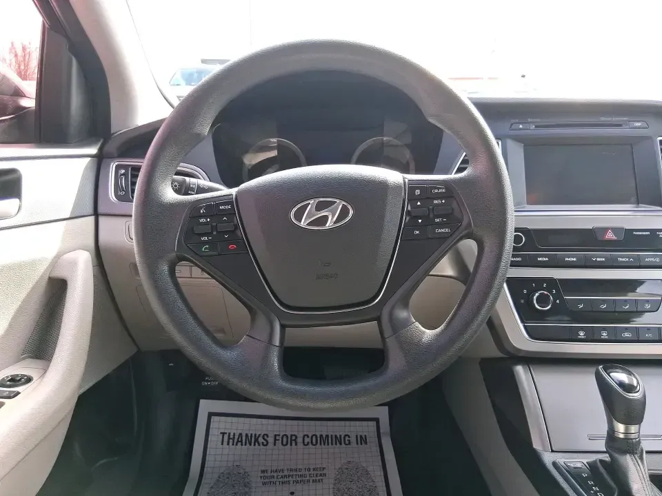 2017 Hyundai Sonata SE (5NPE24AF7HH) with an 2.4L I-4 gasoline direct injection engine, 7A transmission, located at 1099 N County Rd 25A , Troy, OH, 45373, (937) 908-9800, 40.057079, -84.212883 - Need a dependable sedan for the daily commute down I75, quick errands around Troy, or comfortable weekend drives to Dayton? This 2017 Hyundai Sonata SE in Phantom Black is an easy-to-live-with choice for practical drivers who want modern safety, efficient performance, and a smooth ride-without payin - Photo#15