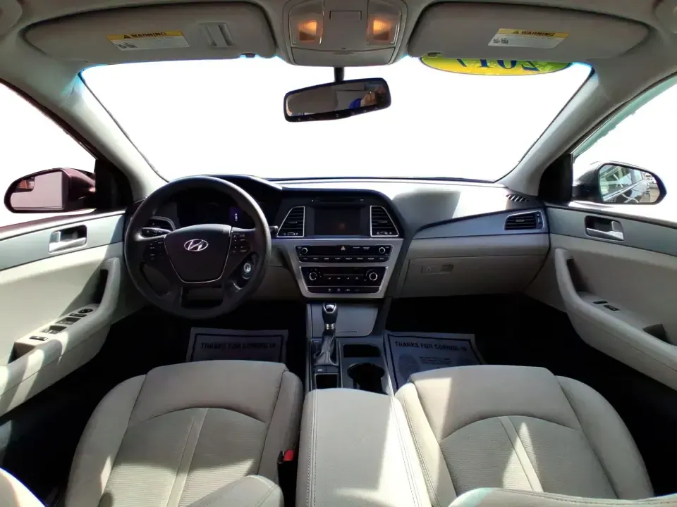 2017 Hyundai Sonata SE (5NPE24AF7HH) with an 2.4L I-4 gasoline direct injection engine, 7A transmission, located at 1099 N County Rd 25A , Troy, OH, 45373, (937) 908-9800, 40.057079, -84.212883 - Need a dependable sedan for the daily commute down I75, quick errands around Troy, or comfortable weekend drives to Dayton? This 2017 Hyundai Sonata SE in Phantom Black is an easy-to-live-with choice for practical drivers who want modern safety, efficient performance, and a smooth ride-without payin - Photo#19