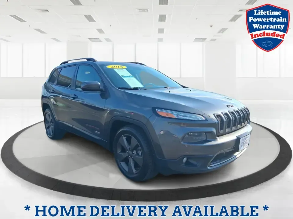 2016 Jeep Cherokee 75th Anniversary (1C4PJLCB9GW) with an 2.4L L4 DOHC 16V engine, 9A transmission, located at 401 Woodman Dr, Riverside, OH, 45431, (937) 908-9800, 39.760899, -84.123421 - Weekend road trips to Indian Lake, daily commutes down I75, or hauling sports gear across town-this **2016 Jeep Cherokee 75th Anniversary** is built for real life in West Central Ohio. With its versatile crossover footprint, confident Jeep attitude, and comfort-focused cabin, it's a smart pick for * - Photo#0