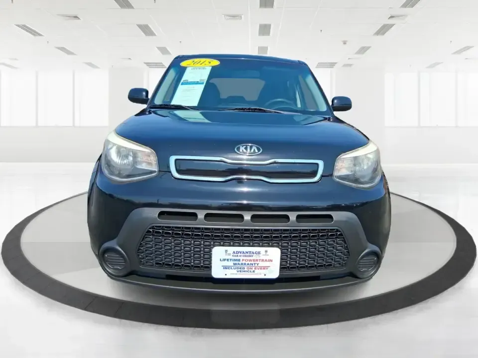 2015 Kia Soul + (KNDJP3A56F7) with an 2.0L L4 DOHC 16V engine, 6-Speed Automatic transmission, located at 880 E. National Road, Vandalia, OH, 45377, (937) 908-9800, 39.891918, -84.183594 - Need a city-friendly ride that fits real life-school drop-offs, a long commute to Dayton, and quick weekend runs to the Greene or Riverscape-without feeling huge or hard to park? This 2015 Kia Soul + in Shadow Black is built for busy schedules and active lifestyles, offering SUV-like space in an eas- Photo#7