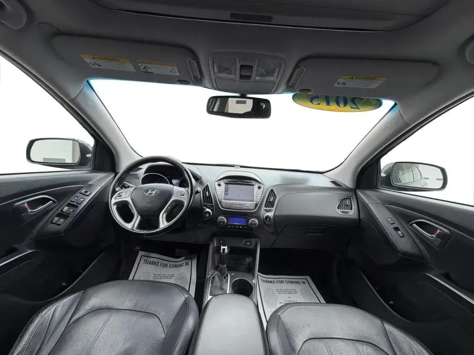 2015 Hyundai Tucson Limited (KM8JU3AG5FU) with an Theta II 2.4L I-4 gasoline direct injection engine, 6-Speed Automatic transmission, located at 8750 N County Rd 25A, Piqua, OH, 45356, (937) 908-9800, 40.164391, -84.232513 - Need a dependable SUV that fits real life-school drop-offs, long commutes up I75, and weekend getaways to Indian Lake or a quick lap around downtown Piqua? This 2015 Hyundai Tucson Limited is built for the everyday hustle with the comfort and tech that make each mile easier, whether you're running e - Photo#20