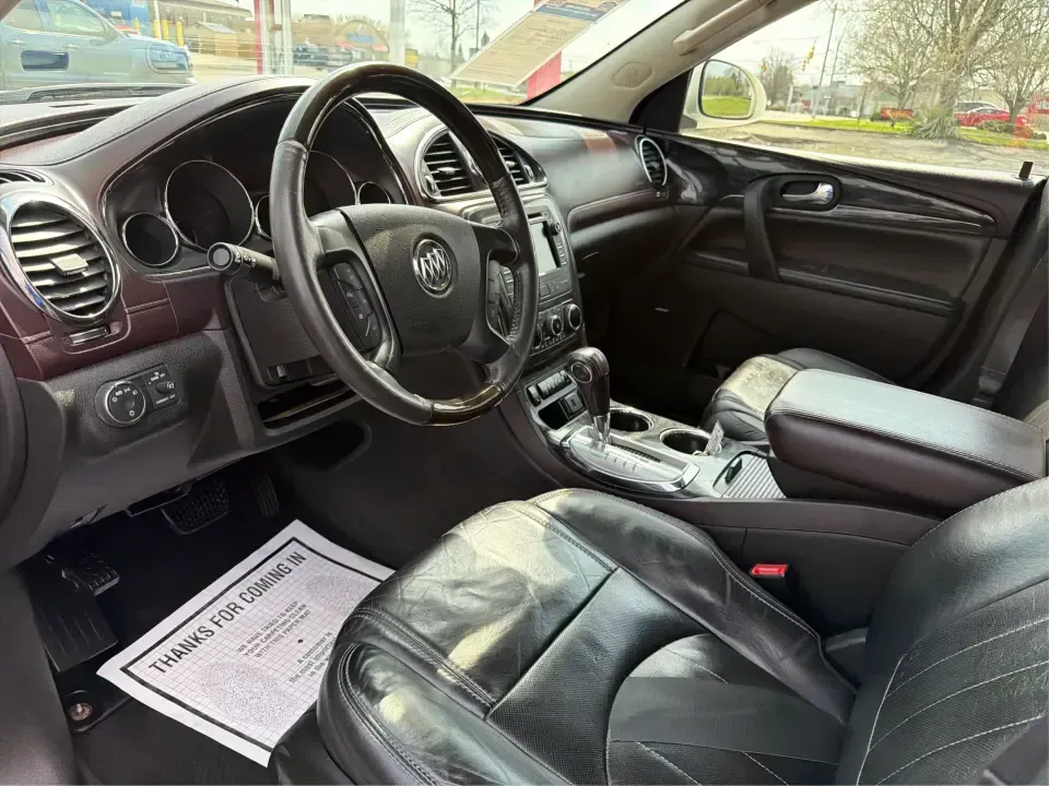 2015 Buick Enclave Leather (5GAKRBKDXFJ) with an 3.6L V-6 gasoline direct injection engine, 6-Speed Automatic Overdrive transmission, located at 1099 N County Rd 25A , Troy, OH, 45373, (937) 908-9800, 40.057079, -84.212883 - Pack up the kids, cue the road-trip playlist, and point your weekend plans toward somewhere fun-this 2015 Buick Enclave Leather in White Opal is built for real life in Troy, Ohio. Whether you're doing the school run, commuting up I75, or heading to the Dayton area for a family day out, the Enclave d - Photo#9