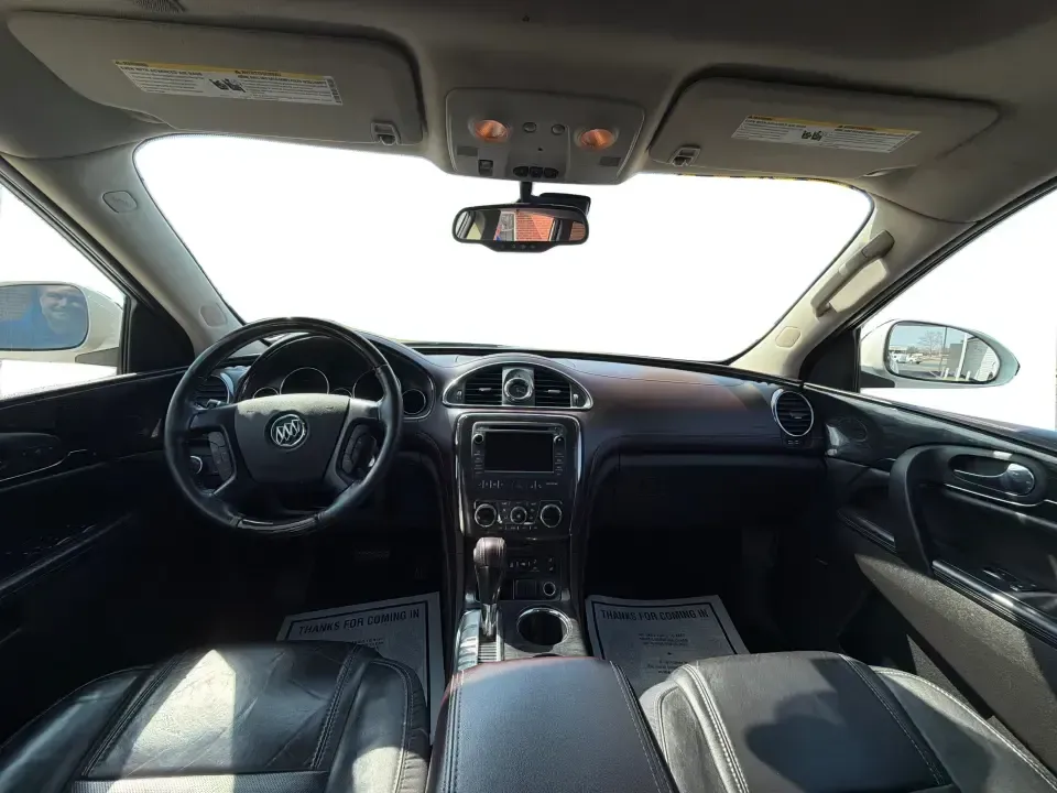 2015 Buick Enclave Leather (5GAKRBKDXFJ) with an 3.6L V-6 gasoline direct injection engine, 6-Speed Automatic Overdrive transmission, located at 1099 N County Rd 25A , Troy, OH, 45373, (937) 908-9800, 40.057079, -84.212883 - Pack up the kids, cue the road-trip playlist, and point your weekend plans toward somewhere fun-this 2015 Buick Enclave Leather in White Opal is built for real life in Troy, Ohio. Whether you're doing the school run, commuting up I75, or heading to the Dayton area for a family day out, the Enclave d - Photo#20