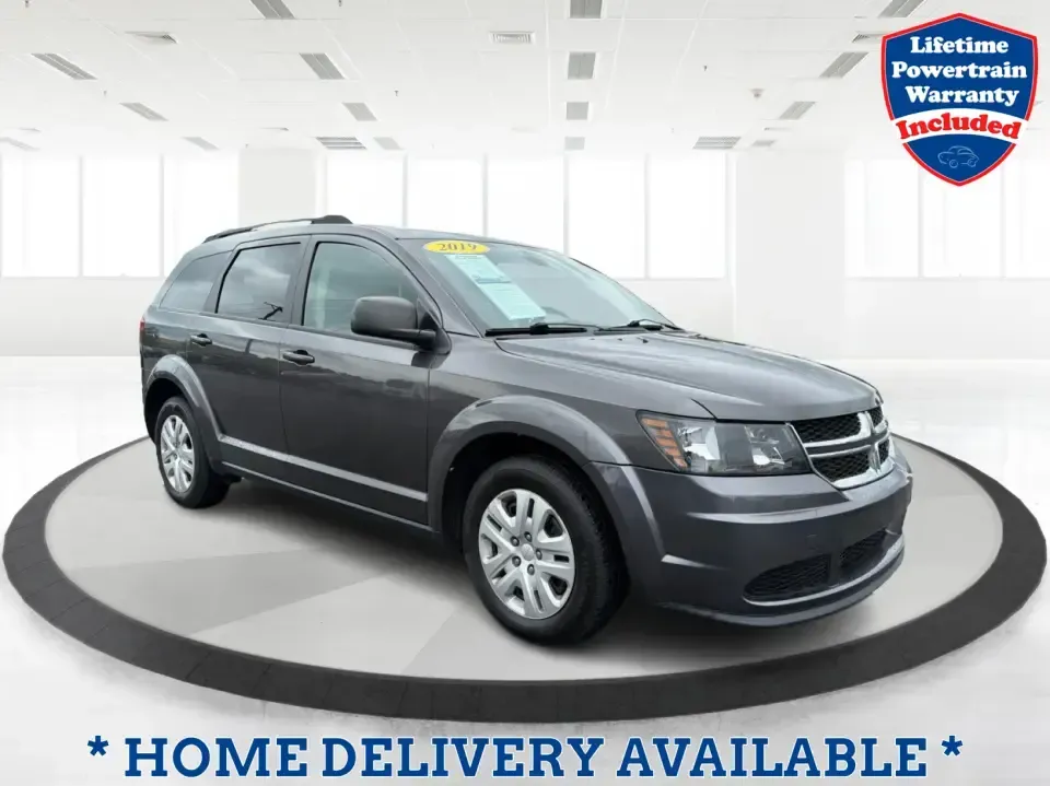 2019 Dodge Journey SE (3C4PDCAB7KT) with an 2.4L L4 DOHC 16V engine, 4A transmission, located at 1230 East Main St, Xenia, OH, 45385, (937) 908-9800, 39.688026, -83.910172 - Need one SUV that can handle the weekday school run, a long I675 commute, and a last-minute road trip to Caesar Creek? This 2019 Dodge Journey SE is built for real-life schedules in Xenia-offering three-row seating for up to 7 passengers, flexible cargo space, and the kind of comfort features that m - Photo#0