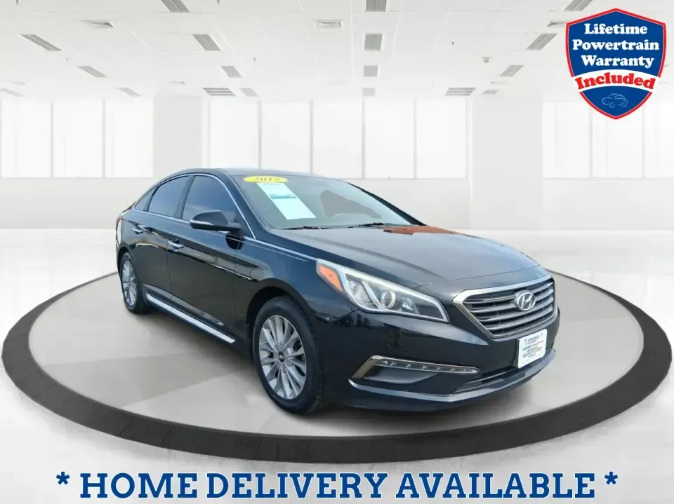 2015 Hyundai Sonata Limited (5NPE34AF5FH) with an 2.4L I-4 gasoline direct injection engine, 6-Speed Automatic transmission, located at 1184 Kauffman Ave, Fairborn, OH, 45324, (937) 908-9800, 39.807072, -84.030914 - Long commute down I675, daily runs between Wright-Patterson AFB and Beavercreek, or a weekend road trip to Yellow Springs? This 2015 Hyundai Sonata Limited is the kind of comfortable, tech-savvy sedan that fits real life in Fairborn-quiet on the highway, easy to park downtown, and loaded with premiu - Photo#0