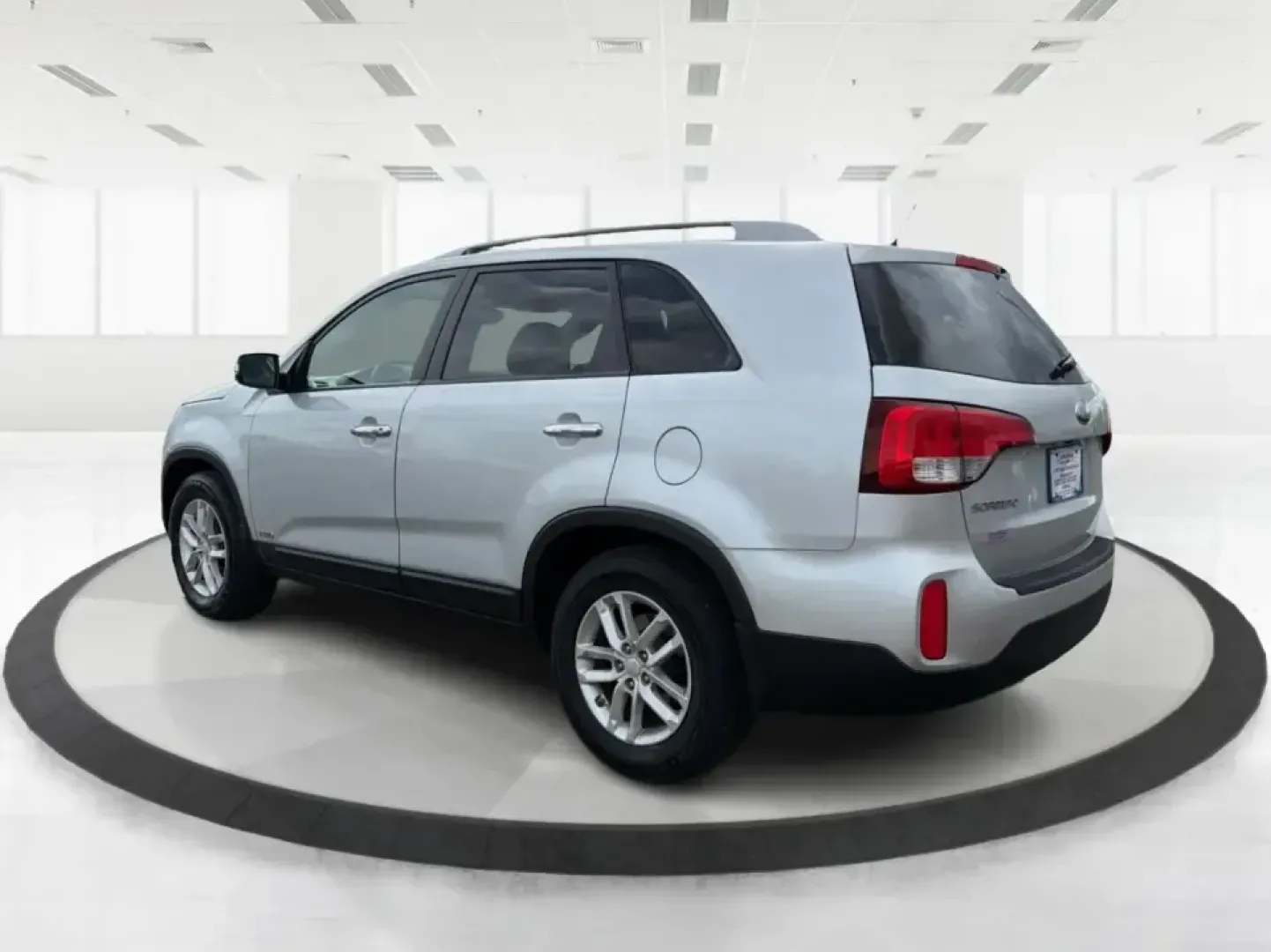 2014 Kia Sorento LX V6 (5XYKTDA74EG) with an Lambda II 3.3L V-6 gasoline direct injection engine, 6-Speed Automatic transmission, located at 8750 N County Rd 25A, Piqua, OH, 45356, (937) 908-9800, 40.164391, -84.232513 - Picture your next Ohio weekend: the kids loaded up for a day at Johnston Farm and Indian Agency, groceries stowed for the week, and enough power on tap to handle I75 merges without breaking a sweat. This 2014 Kia Sorento LX V6 in Bright Silver is the kind of do-it-all SUV that fits real life in Pi - Photo#4