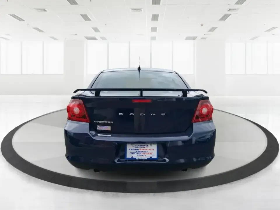 2014 Dodge Avenger SE (1C3CDZAG6EN) with an 3.6L V6 DOHC 24V FFV engine, 6-Speed Automatic transmission, located at 880 E. National Road, Vandalia, OH, 45377, (937) 908-9800, 39.891918, -84.183594 - Need a dependable commuter that still feels fun on I75, roomy enough for family errands, and confident for weekend drives to the National Museum of the U.S. Air Force? This 2014 Dodge Avenger SE in eye-catching True Blue Pearlcoat delivers the kind of real-world versatility Vandalia drivers want-com - Photo#3