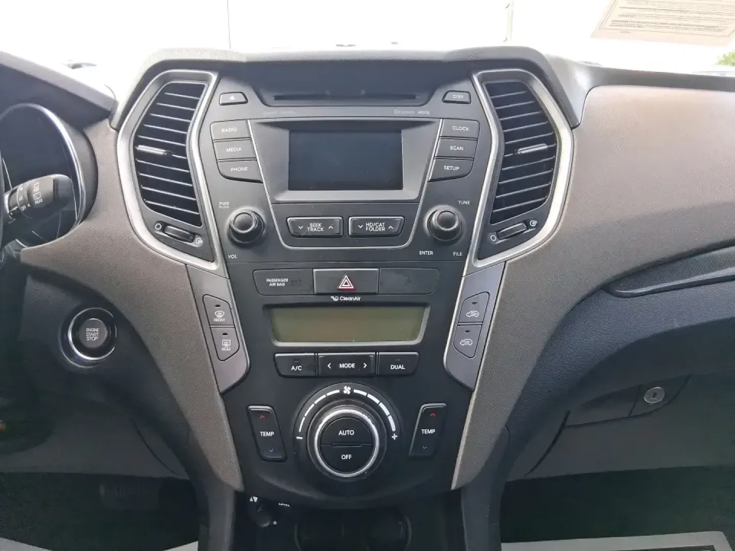 2015 Hyundai Santa Fe Sport 2.4 FWD (5XYZU3LB1FG) with an 2.4L L4 DOHC 16V engine, 6-Speed Automatic transmission, located at 1099 N County Rd 25A , Troy, OH, 45373, (937) 908-9800, 40.057079, -84.212883 - Picture your next road trip out of Troy: the kids buckled in, luggage packed, and plenty of comfort for I75 runs to Dayton or weekend getaways near the Miami River-without feeling like you're stretching your budget. This 2015 Hyundai Santa Fe 2.4L in Twilight Black is the kind of practical, do-it-al- Photo#13