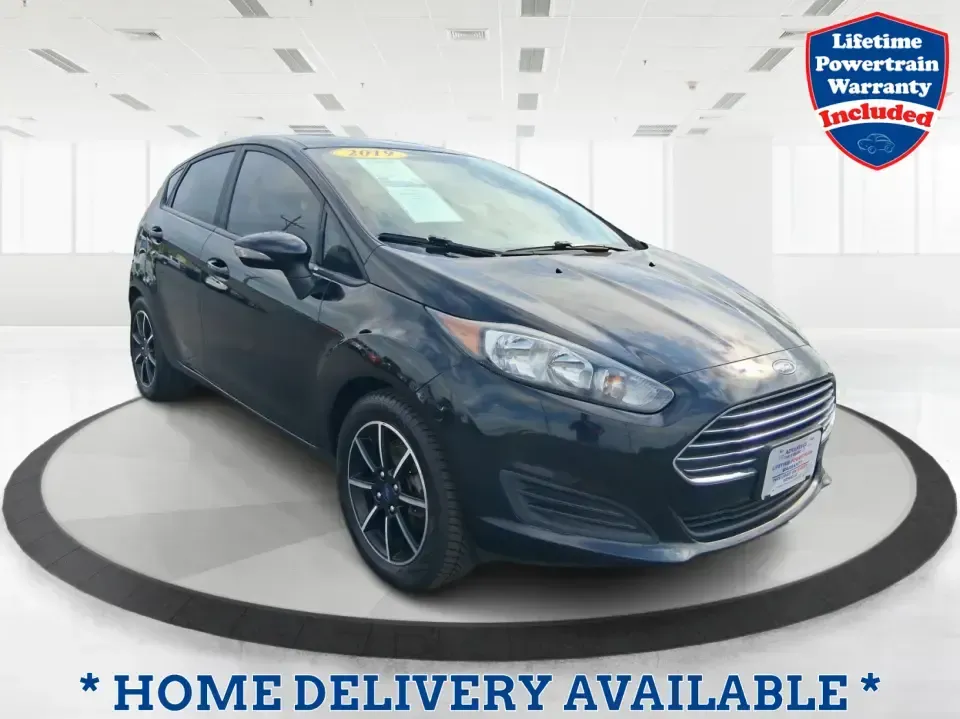 2019 Ford Fiesta SE (3FADP4EJ8KM) with an 1.6L I-4 DOHC engine, located at 401 Woodman Dr, Riverside, OH, 45431, (937) 908-9800, 39.760899, -84.123421 - Need a smart, easy-to-park hatchback for busy Riverside life-whether you're commuting down I-675, running errands near Wright-Patterson AFB, or squeezing into tight spots around The Greene in Beavercreek? This 2019 Ford Fiesta SE Hatchback in Shadow Black is built for real-world driving: efficient, - Photo#0