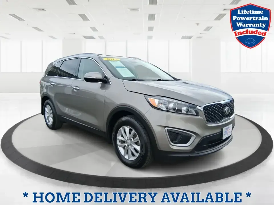 2017 Kia Sorento 2.4L LX (5XYPG4A30HG) with an 2.4L I-4 gasoline direct injection engine, 6A transmission, located at 1951 S Dayton Lakeview Rd., New Carlisle, OH, 45344, (937) 908-9800, 39.890999, -84.050255 - Picture your next weekend: the family packed up for a day at Carillon Historical Park, groceries loaded after a quick stop near The Greene, and plenty of room left for sports gear or a stroller-without feeling like you're driving something bulky. This 2017 Kia Sorento LX is built for real life in th - Photo#0