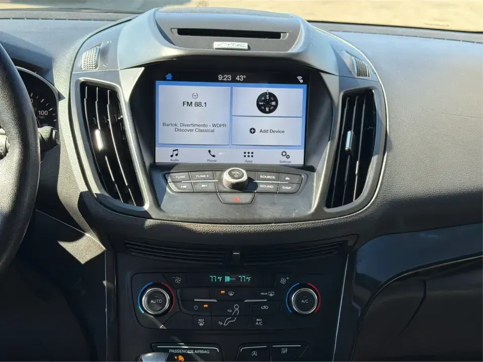 2017 Ford Escape SE (1FMCU0GD2HU) with an 1.5L L4 DOHC 16V engine, 6A transmission, located at 401 Woodman Dr, Riverside, OH, 45431, (937) 908-9800, 39.760899, -84.123421 - Picture a weekday that starts with a smooth commute up N County Rd 25A, turns into easy school drop-offs, and ends with a weekend escape to Indian Lake or a quick run down I75 for shopping and dinner-this 2017 Ford Escape SE is built for real life in and around Piqua, Ohio. Finished in standout Whit - Photo#13