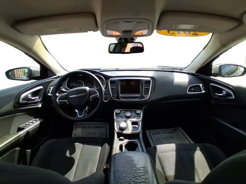 2015 Chrysler 200 Limited (1C3CCCAB5FN) with an 3.6L V-6 DOHC engine, 9-Speed Automatic transmission, located at 1230 East Main St, Xenia, OH, 45385, (937) 908-9800, 39.688026, -83.910172 - Picture an easy weekday commute from Xenia to Beavercreek or Dayton, then a comfortable Friday-night dinner run to downtown Yellow Springs-without giving up the refined feel you want in a daily driver. This 2015 Chrysler 200 Limited sedan is built for real life: smooth highway miles, school drop-off - Photo#21