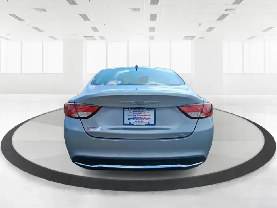 2015 Chrysler 200 Limited (1C3CCCAB5FN) with an 2.4L L4 DOHC 16V engine, 9-Speed Automatic transmission, located at 1099 N County Rd 25A , Troy, OH, 45373, (937) 908-9800, 40.057079, -84.212883 - Need a comfortable, efficient sedan for the daily commute from Troy to Dayton, quick errands along N County Rd 25A, or a weekend road trip down I-75? This 2015 Chrysler 200 Limited in Billet Silver Metallic Clearcoat fits real-life driving with a refined cabin, modern tech, and practical space for f- Photo#3