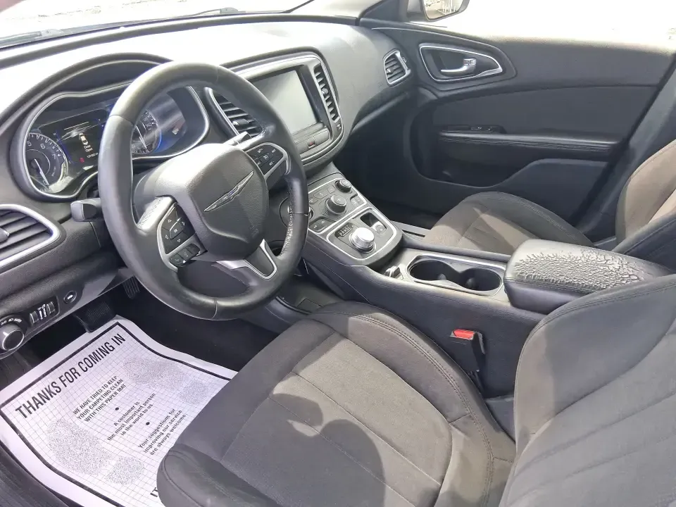 2015 Chrysler 200 Limited (1C3CCCAB5FN) with an 2.4L L4 DOHC 16V engine, 9-Speed Automatic transmission, located at 1099 N County Rd 25A , Troy, OH, 45373, (937) 908-9800, 40.057079, -84.212883 - Need a comfortable, efficient sedan for the daily commute from Troy to Dayton, quick errands along N County Rd 25A, or a weekend road trip down I-75? This 2015 Chrysler 200 Limited in Billet Silver Metallic Clearcoat fits real-life driving with a refined cabin, modern tech, and practical space for f- Photo#9