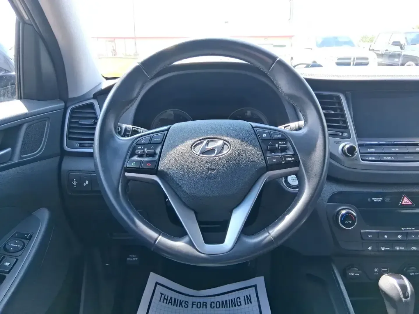 2018 Hyundai Tucson SEL Plus (KM8J33A4XJU) with an Nu 2L I-4 gasoline direct injection engine, 6A transmission, located at 8750 N County Rd 25A, Piqua, OH, 45356, (937) 908-9800, 40.164391, -84.232513 - Need a do-it-all SUV that fits real life in Greene County-school runs, long commutes to Dayton, and weekend getaways to John Bryan State Park-without sacrificing comfort or confidence? This 2018 Hyundai Tucson SEL Plus in Coliseum Gray is built for drivers who want practical space, modern tech, and - Photo#16