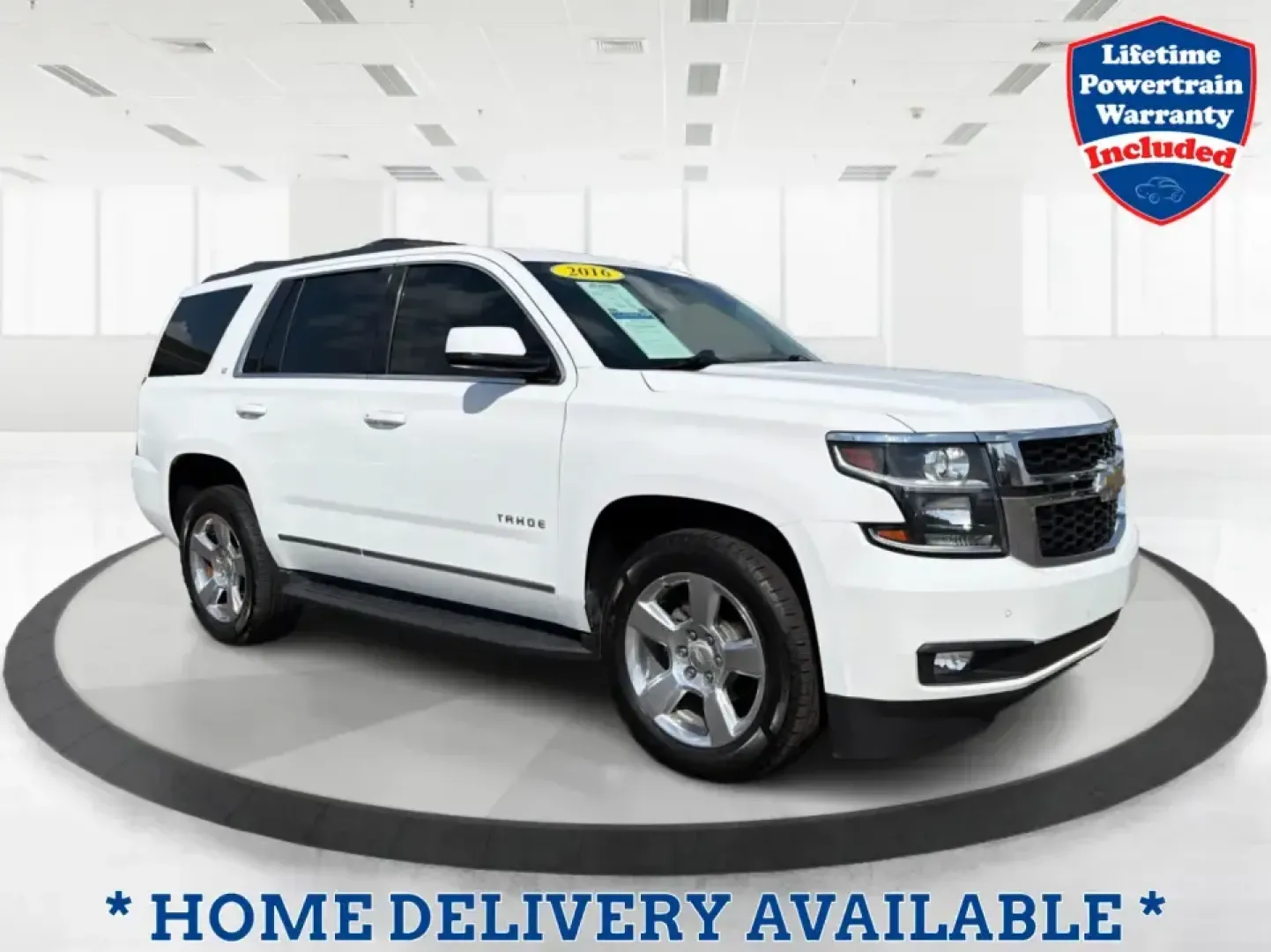 2016 Chevrolet Tahoe LT (1GNSKBKC8GR) with an EcoTec3 5.3L V-8 gasoline direct injection engine, 6A transmission, located at 401 Woodman Dr, Riverside, OH, 45431, (937) 908-9800, 39.760899, -84.123421 - If your weekends look like youth sports in the morning, a grocery run in the afternoon, and a last-minute road trip after dinner, this 2016 Chevrolet Tahoe LT 4WD is the kind of full-size SUV that keeps up with real life in Piqua. Finished in Summit White and built for comfort, capability, and confi - Photo#0